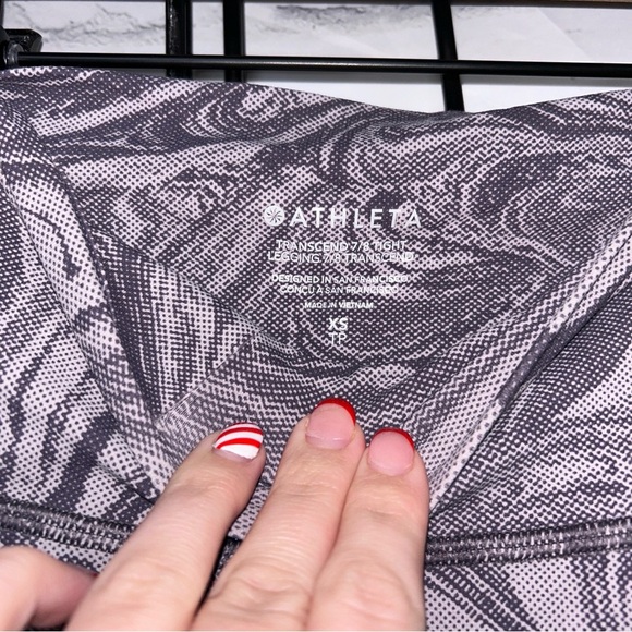 Athleta Marble Transcend 7/8 Leggings - Picture 3 of 4